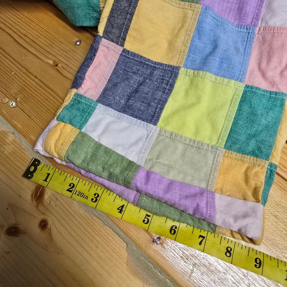 Orvis Patchwork Pants Mens 34 Multi Color Cotton Straight Leg Preppy Coastal - Picture 10 of 11